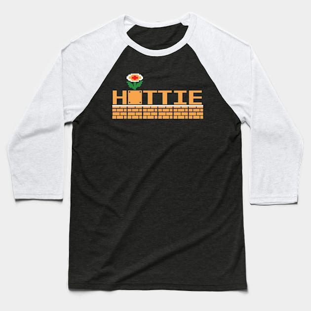 Hottie Baseball T-Shirt by OfficeInk